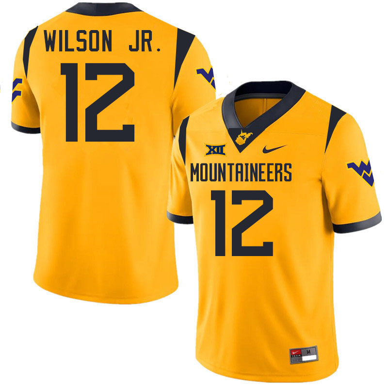 Anthony Wilson Jr. WVU Jersey,West Virginia Mountaineers #12 Anthony Wilson Jr. Jersey Youth-Gold